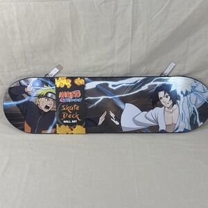 Naruto Shippuden Skate Deck Wall Art Naruto vs Sasuke Open Road Anime Decor New